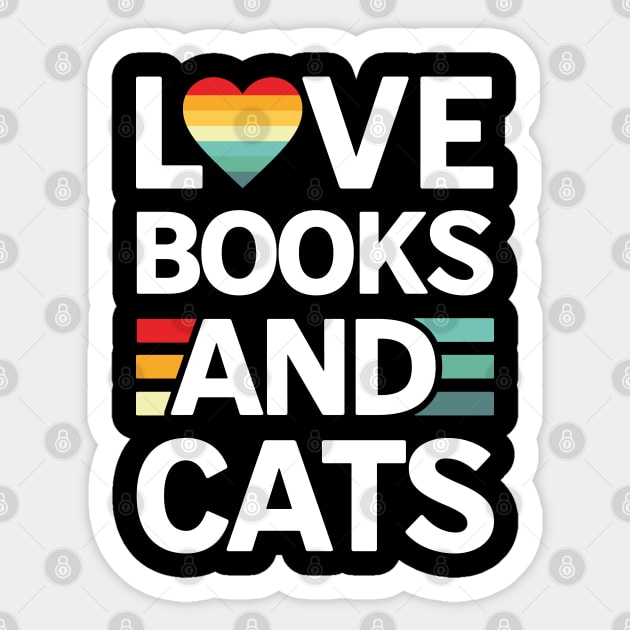 Books And Cats Sticker by Kouka25